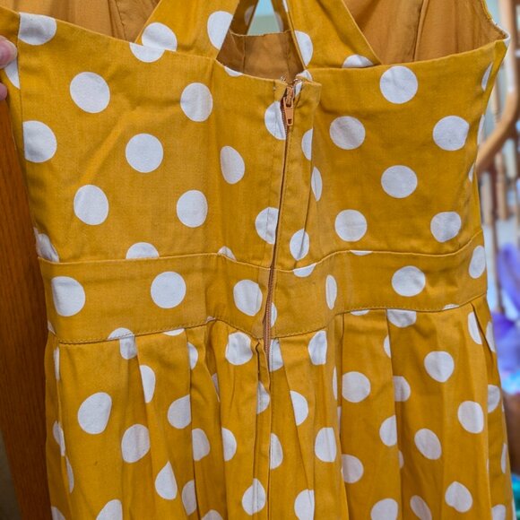 Modcloth Exclusive Myrtlewood Of California Polka Dot Dress - Picture 10 of 12